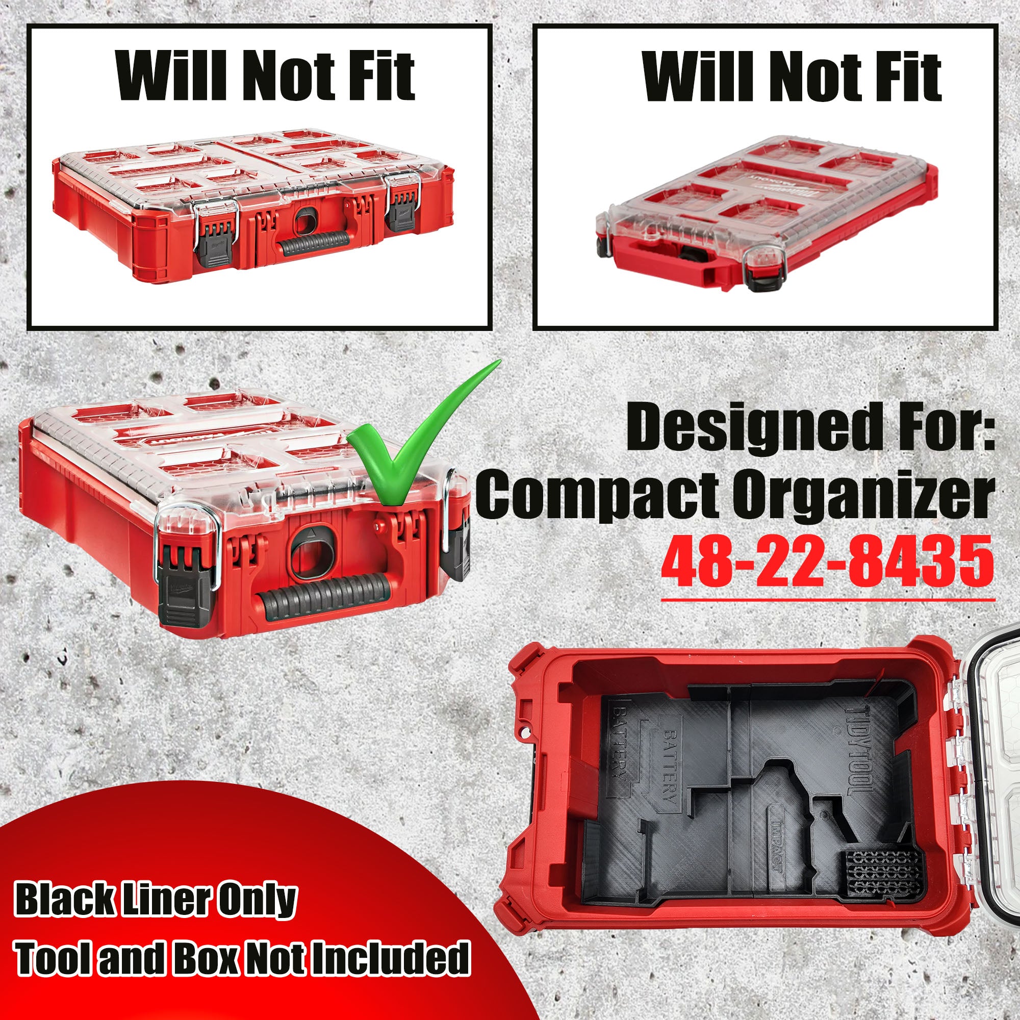 M18 Fuel Drill & Impact Driver Organizer