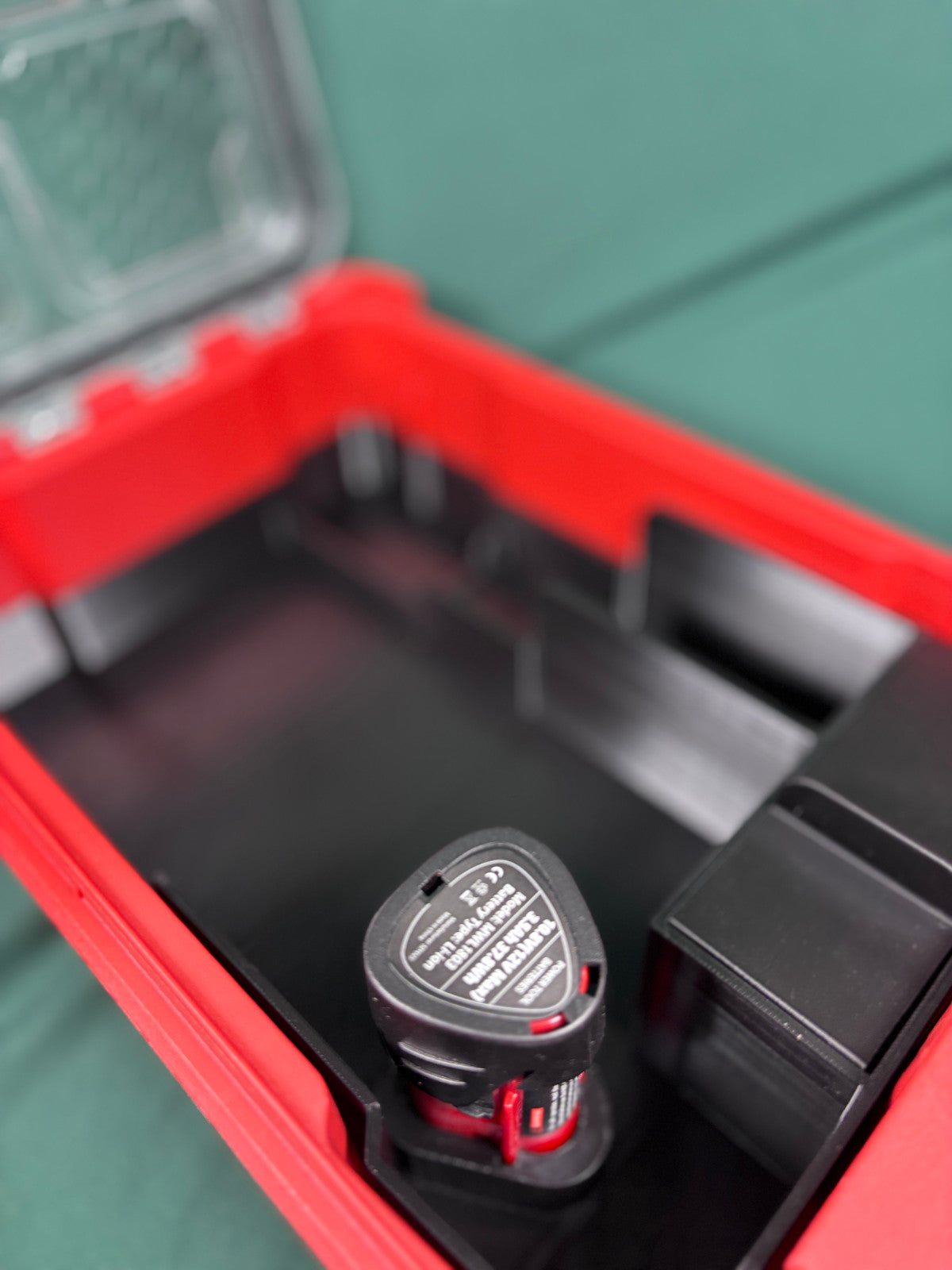 M12 Jigsaw Organizer Milwaukee Packout Insert PETG USA Made Battery Blade Store