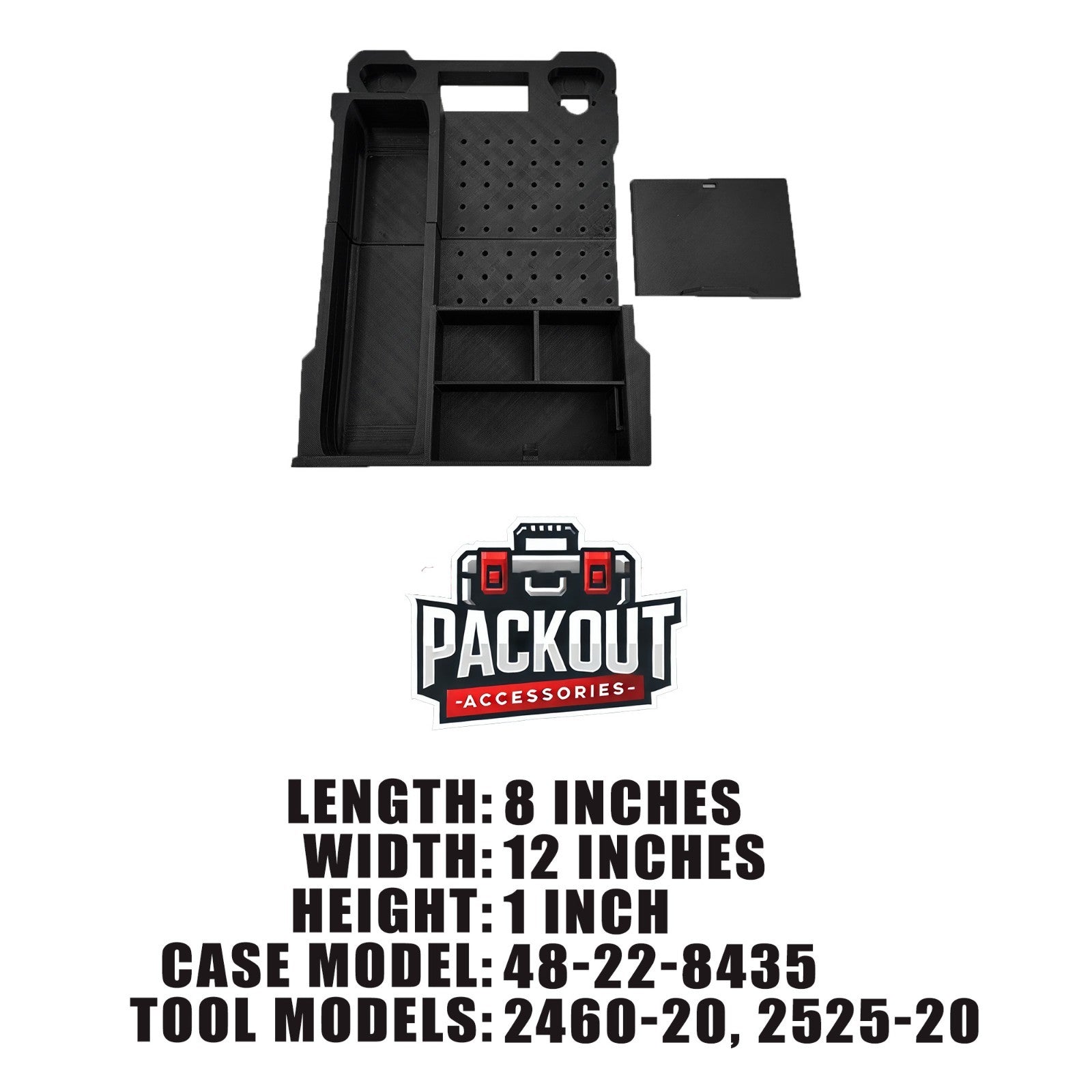 M12 Rotary Tool Organizer Milwaukee Packout PETG USA Made - Beats $40 Prices