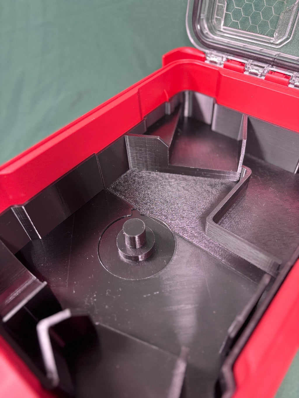 M18 Grinder Organizer Milwaukee Packout Insert PETG USA Made Battery Wheel Store