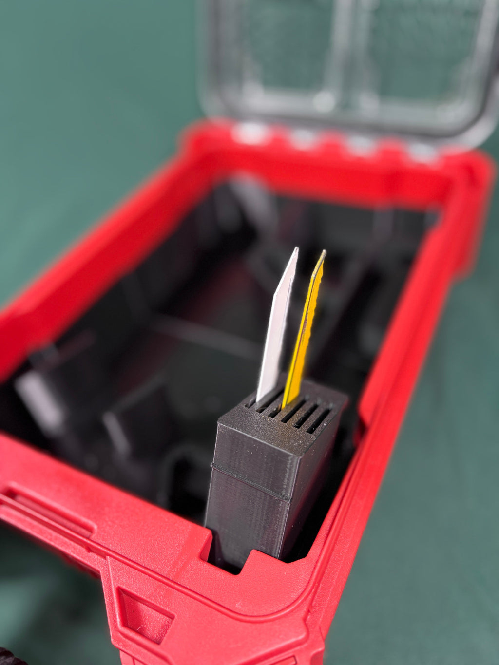 M12 Hackzall Organizer Milwaukee Packout Insert PETG USA Made Blade Storage