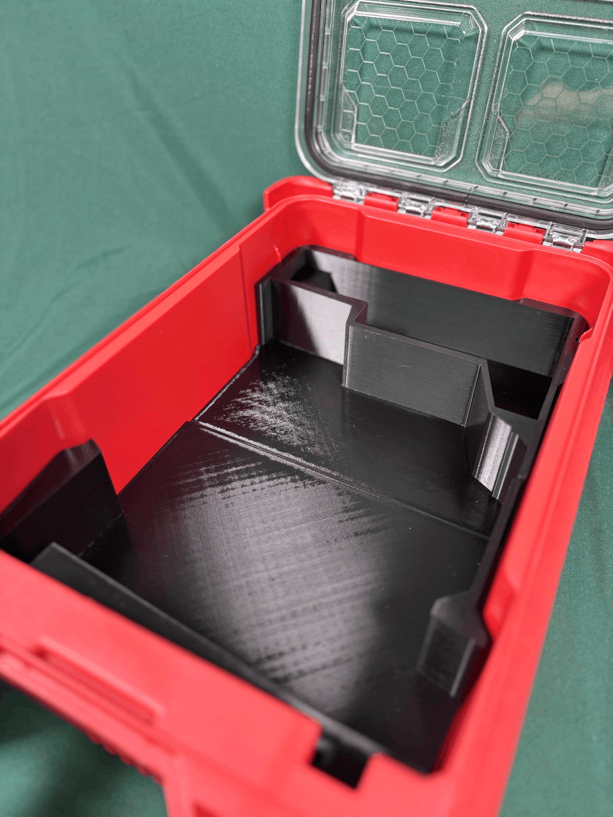 M12 Pin Nailer Organizer Milwaukee Packout Insert PETG USA Made Battery Pin Nail