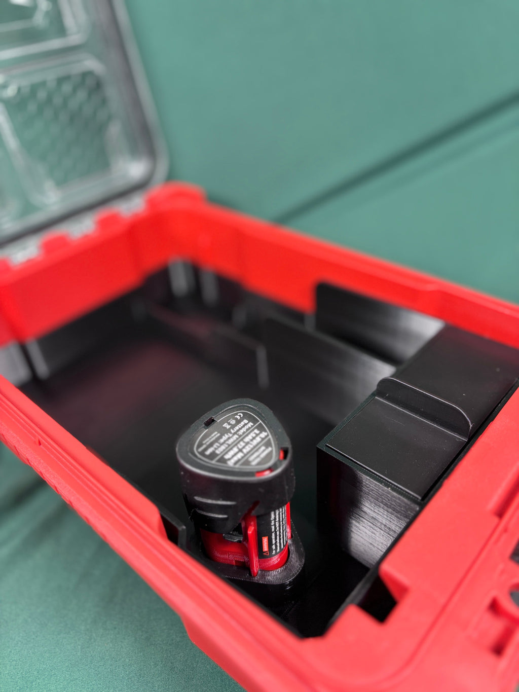 M12 Jigsaw Organizer Milwaukee Packout Insert PETG USA Made Battery Blade Store