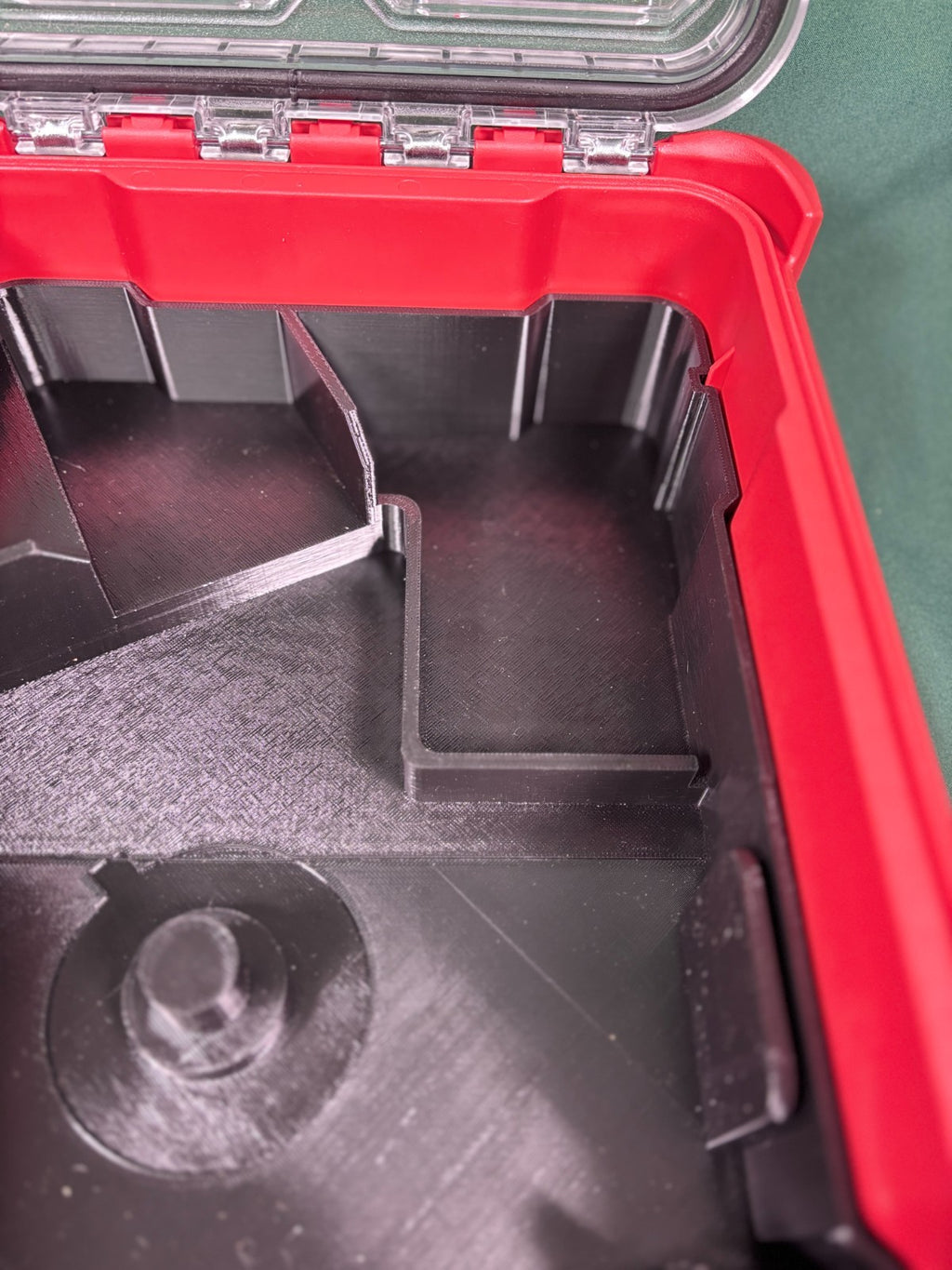 M18 Grinder Organizer Milwaukee Packout Insert PETG USA Made Battery Wheel Store