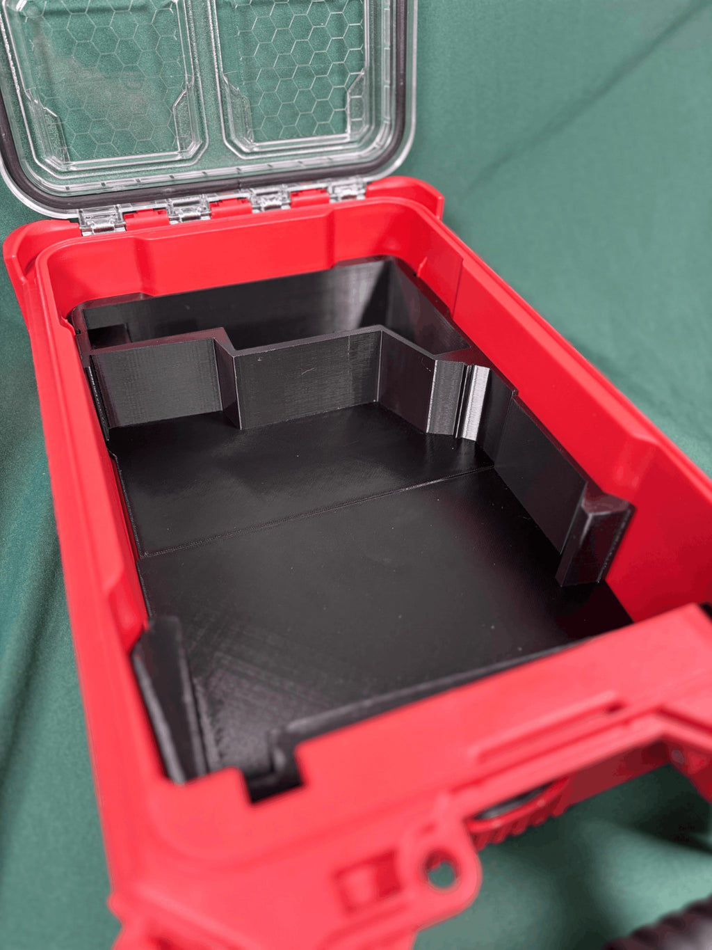 M12 Pin Nailer Organizer Milwaukee Packout Insert PETG USA Made Battery Pin Nail