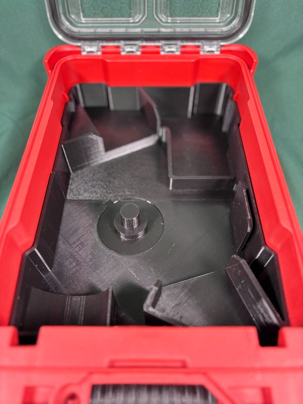 M18 Grinder Organizer Milwaukee Packout Insert PETG USA Made Battery Wheel Store