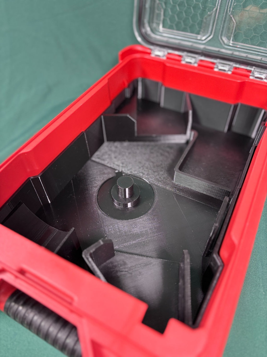 M18 Grinder Organizer Milwaukee Packout Insert PETG USA Made Battery Wheel Store