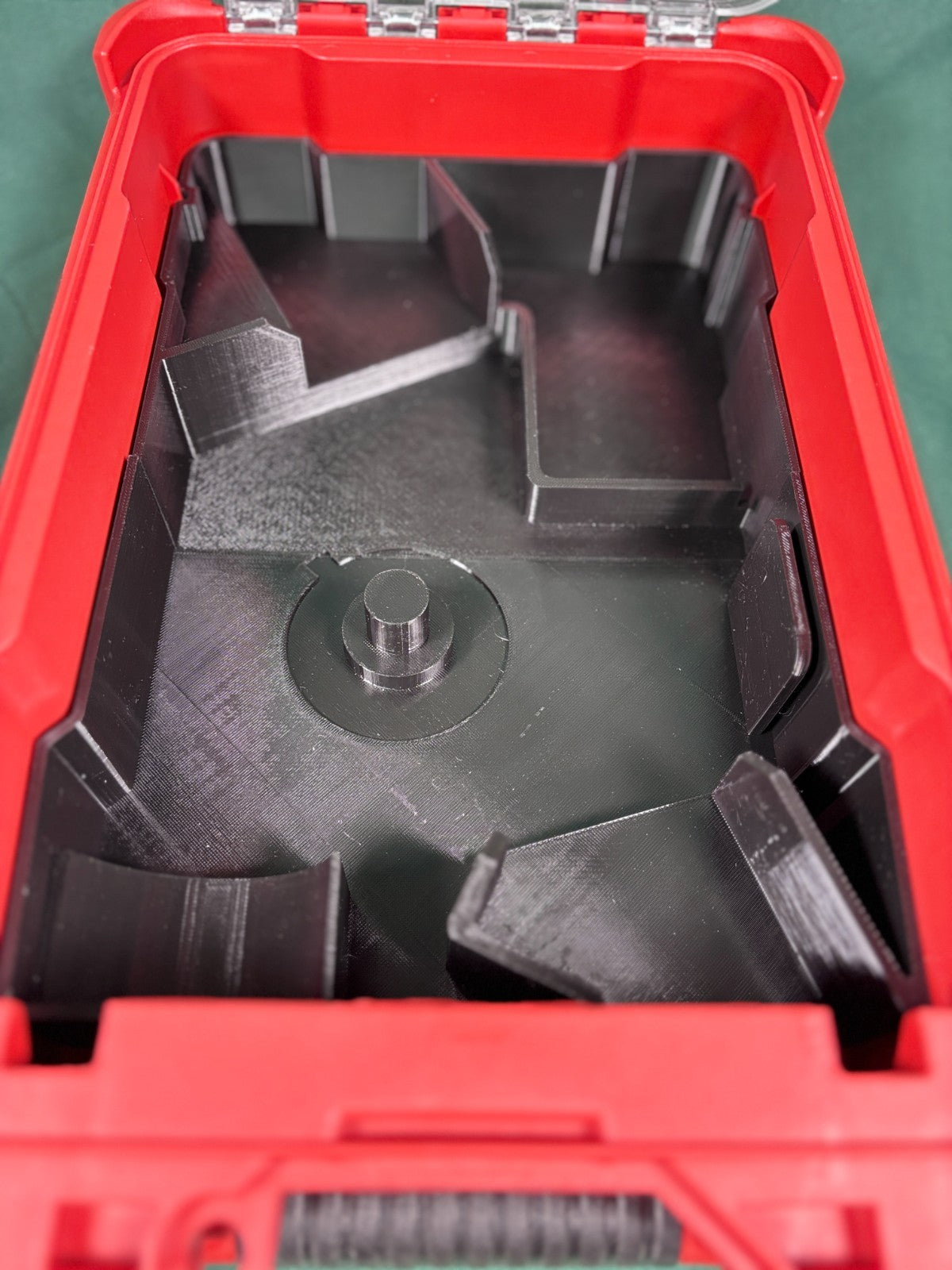 M18 Grinder Organizer Milwaukee Packout Insert PETG USA Made Battery Wheel Store
